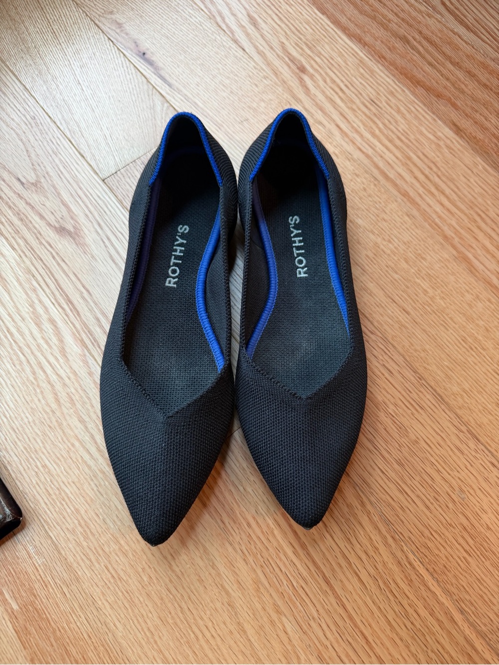 Rothy’s The Point II Black Pointed Toe Flats Women’s 8.5 Washable - Picture 5 of 8